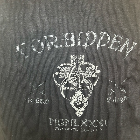 Vintage Guess "Forbidden" cross tank top - Picture 3 of 4